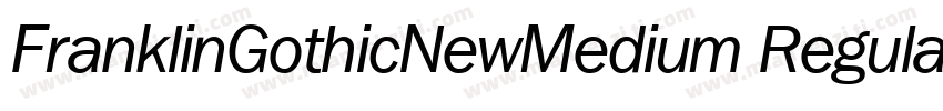 FranklinGothicNewMedium Regular字体转换